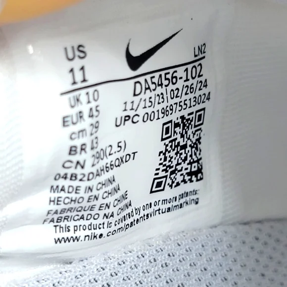 Nike Vapor Edge Pro 360 2 White Silver Cleats DA5456-102 Men's Size 11 New - Picture 4 of 10